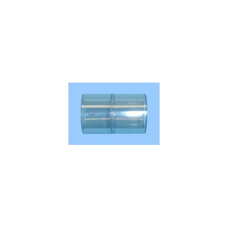 Professional Plastics Clear PVC Schedule 40 Coupling - SLXSL, 429-025L - 2-1/2 Inch (3 Pcs) FITPVCCLCOUP.250S40429025L-3